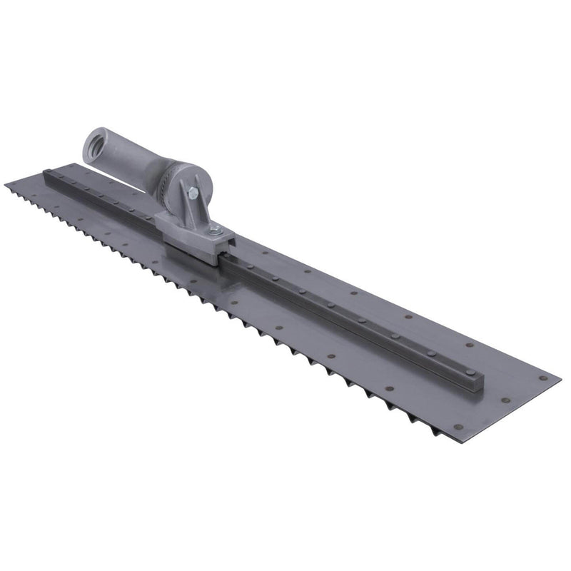 Marshalltown Fresno Trowel, 914 x 127mm Multi Groove 25mm Space Square End - MGF361