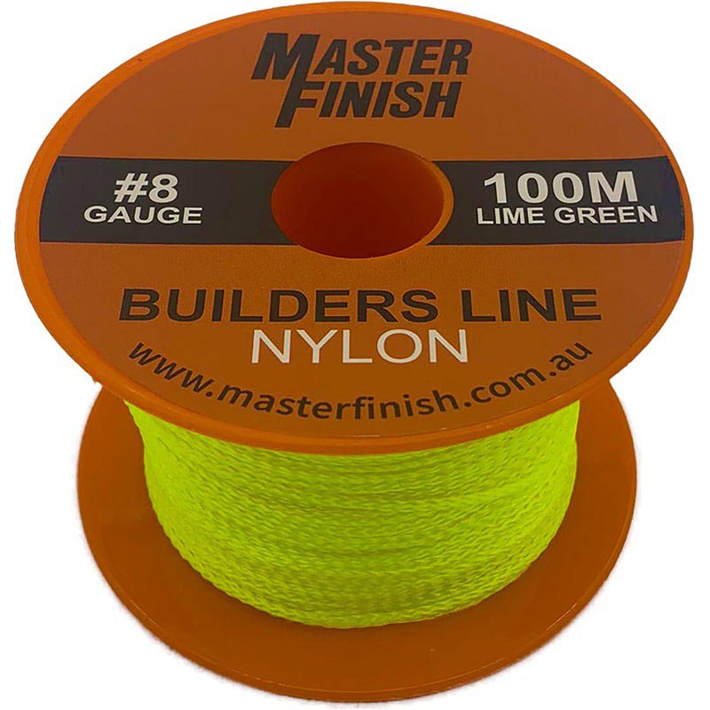 Masterfinish Builders Line - 100m Lime Green - MFBL100-L