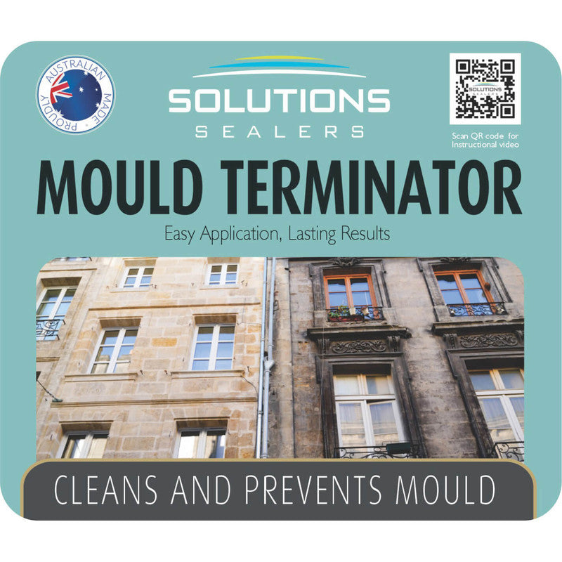 Solutions Sealers Mould Terminator Easy Application, Lasting Results Cleans and Prevents Mould
