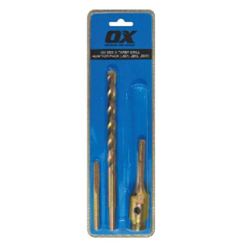 OX Hex A Taper Drill Adaptor Pack (JX01 JB13 & JB05)