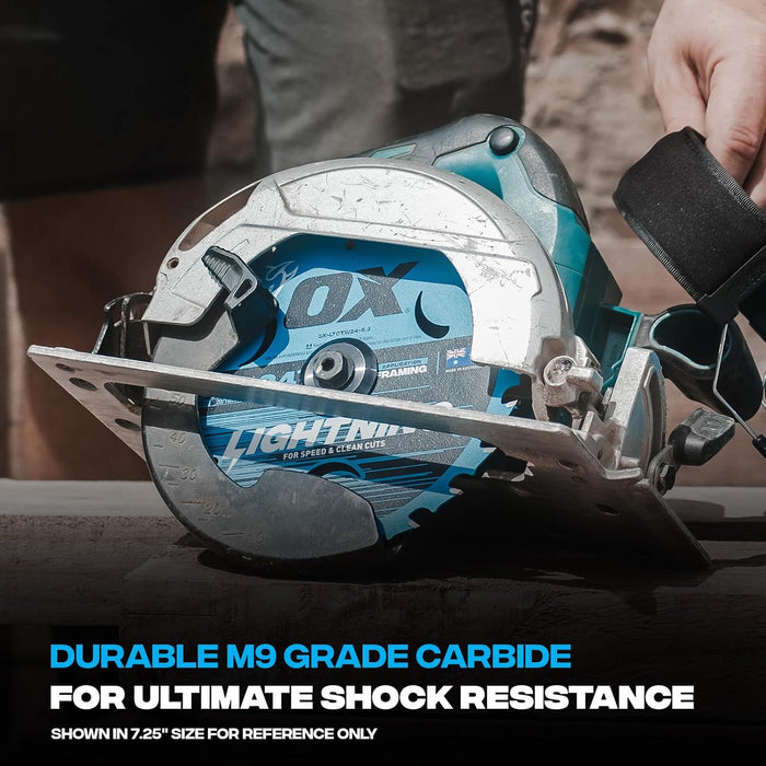 OX Pro 24-Tooth Lightning 6-1/2-Inch Circular Saw Blade