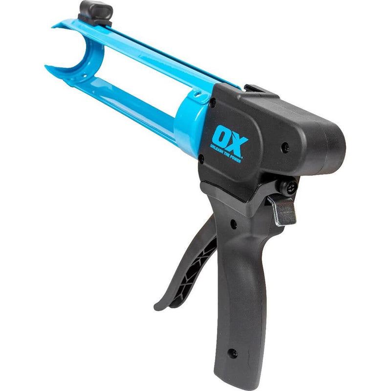 OX Tools 10OZ 7:1 Thrust Ratio Pro Rodless Caulking Gun OX-P044910