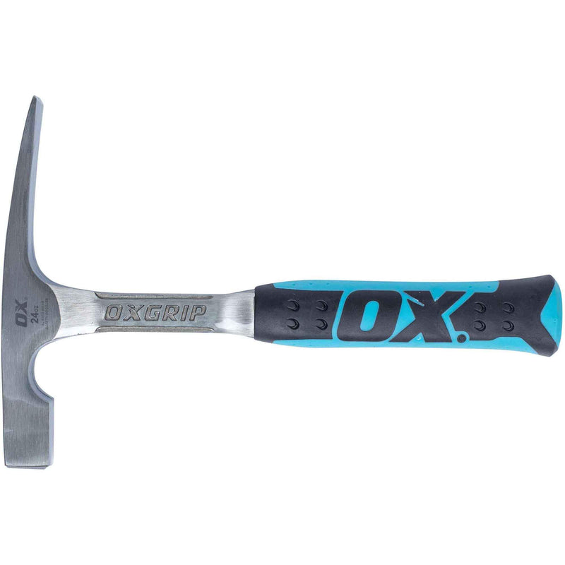 OX 24oz Brick Hammer - OXGRIP Handle