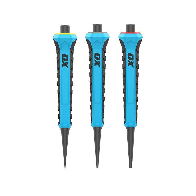 OX Soft Grip Nail Punch Set - 3 Piece OX-P095031