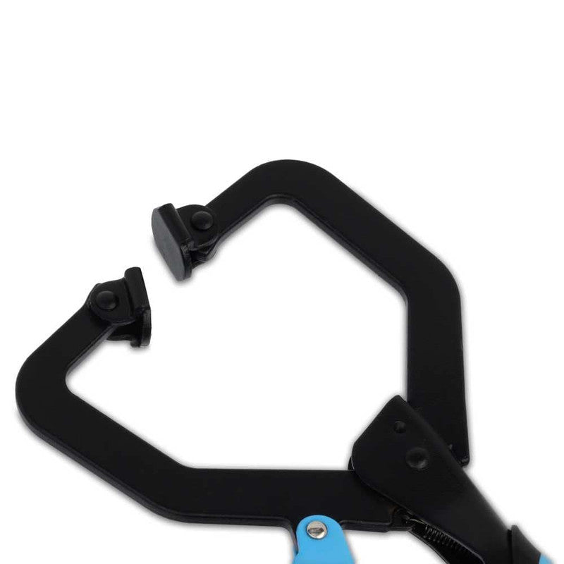 OX Tool Auto Adjust 7-Inch C Clamp With Swivel Pad – Gripped - OX-P204302