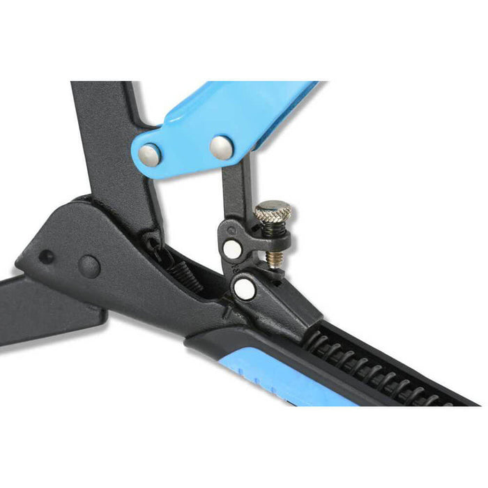 OX Tool Auto Adjust 10-Inch Long Reach C Clamp With Swivel Pad – Gripped - OX-P204502