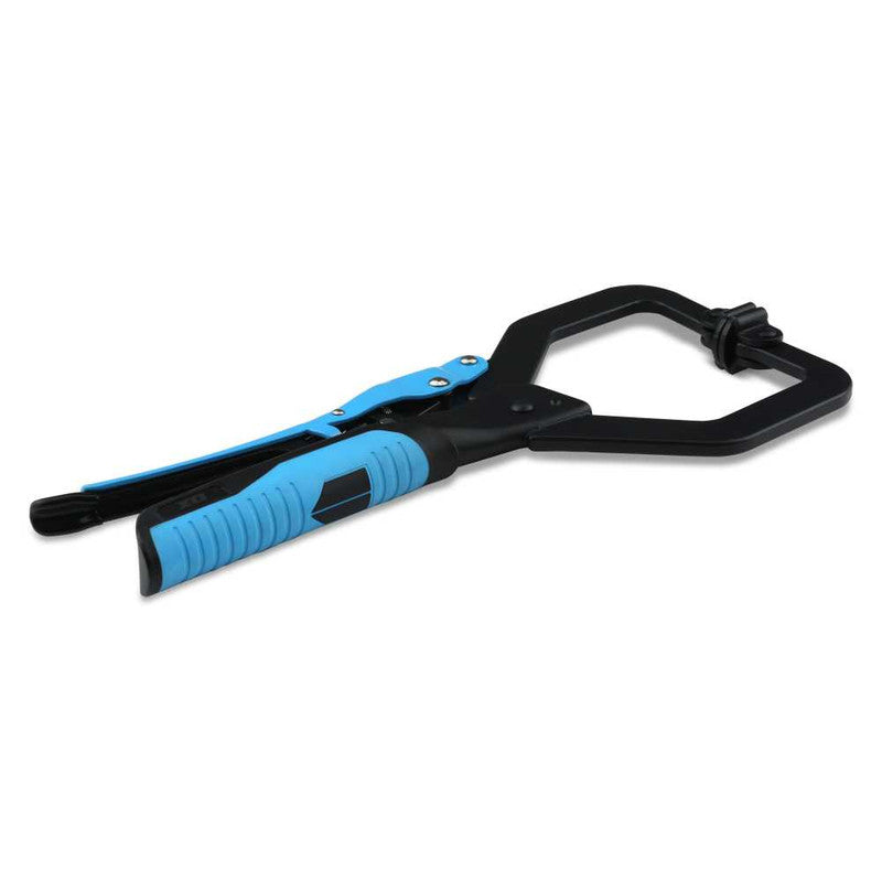 OX Tool Auto Adjust 11-Inch C Clamp With Swivel Pad – Gripped - OX-P204802