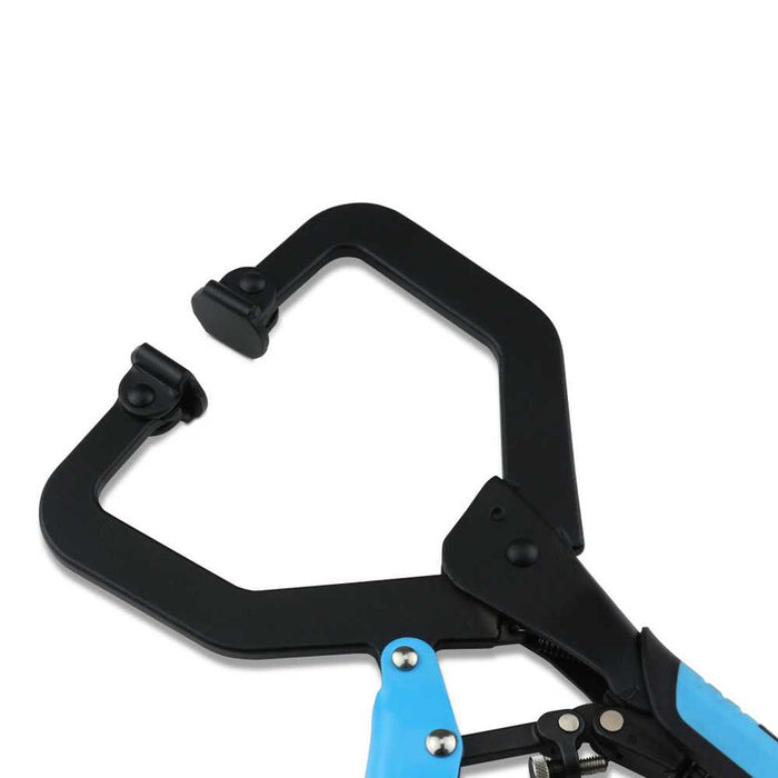 OX Tool Auto Adjust 11-Inch C Clamp With Swivel Pad – Gripped - OX-P204802