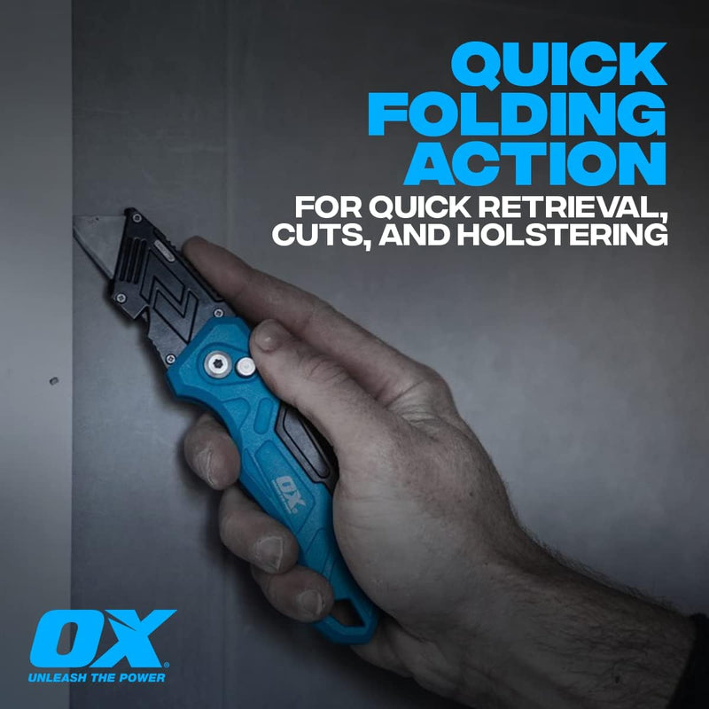 OX Tools Professional Heavy Duty Fixed Blade Folding Knife OX-P224301