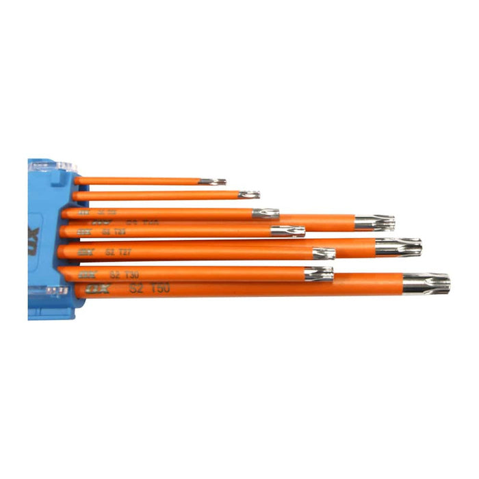 OX Tools Pro Tamperproof Torx Key Long 9pc Set