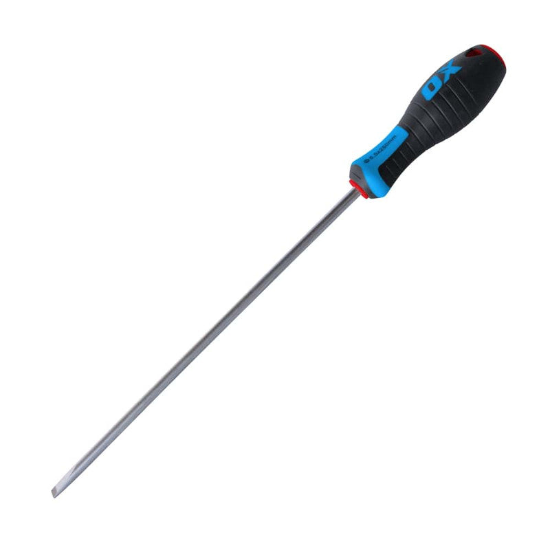 OX Tools Pro 250×6.5mm Flat Head Screwdriver