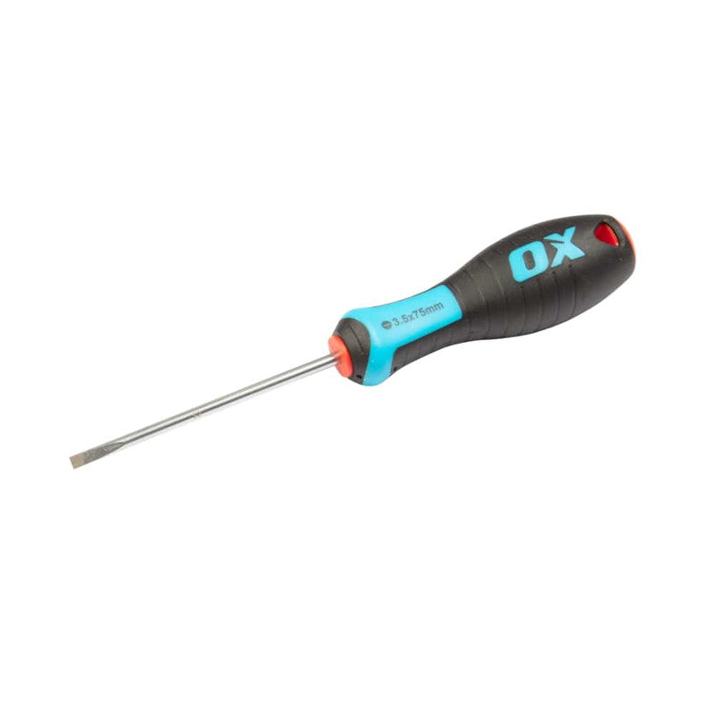 OX Tools Pro 75×3.5mm  Flat Head Screwdriver