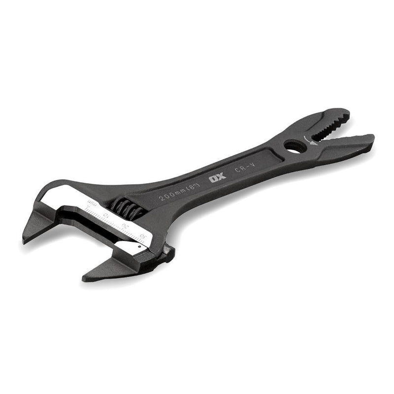 OX Tools Professional 200mm / 8in Slim Jaw Adjustable Wrench OX-P560208
