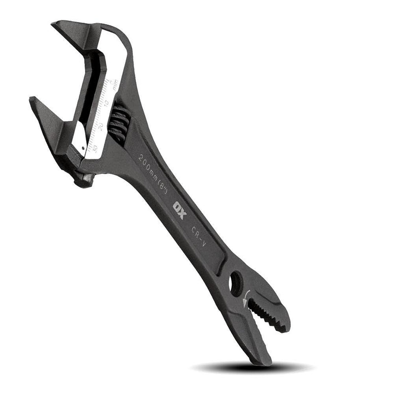 OX Tools Professional 200mm / 8in Slim Jaw Adjustable Wrench OX-P560208