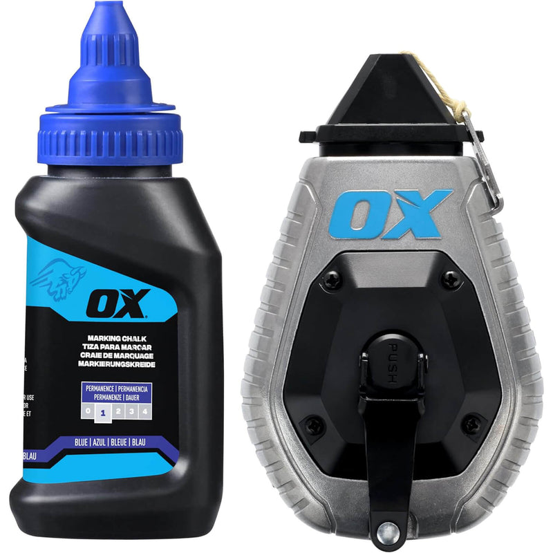 OX 30M 6:1 Aluminium Kevlar Bold Line Reel Chalk OX-P630701