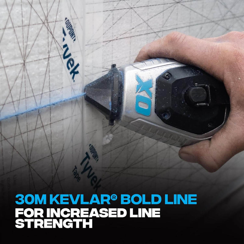 OX 30M 6:1 Aluminium Kevlar Bold Line Reel Chalk OX-P630701