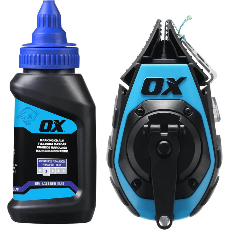 OX 15.25M 3:1 Pro Kevlar Fine Line Chalk Reel OX-P630702