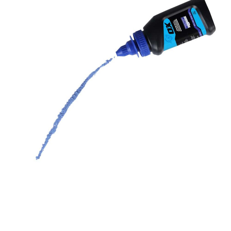 Ox Tools 8 Oz Standard Blue Marking Chalk - Permanence 1 - OX-P630802