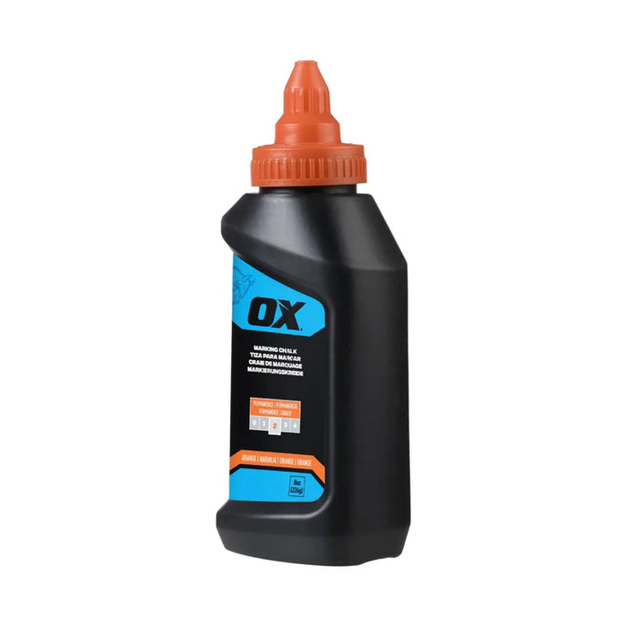 Ox Tools 8 Oz Hi-Visibility Orange Marking Chalk - Permanence 2 - OX-P630803