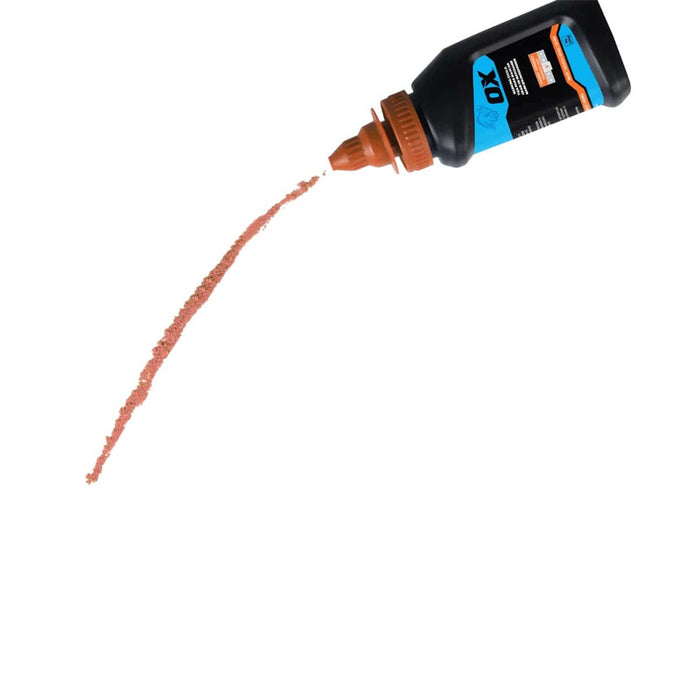 Ox Tools 8 Oz Hi-Visibility Orange Marking Chalk - Permanence 2 - OX-P630803