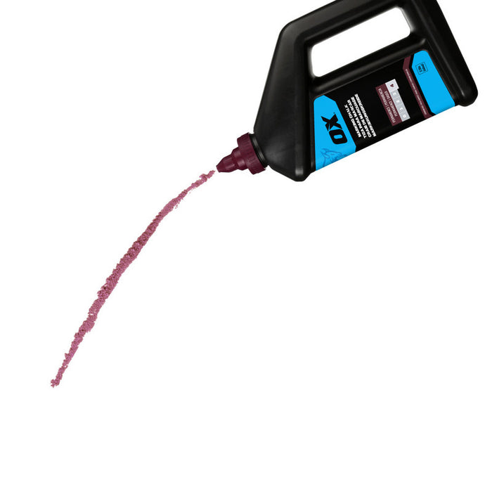 OX Tools 40-ounce/2.5-Pound Hi-Permanence Crimson Red Marking Chalk – Permanence 4 - OX-P630810