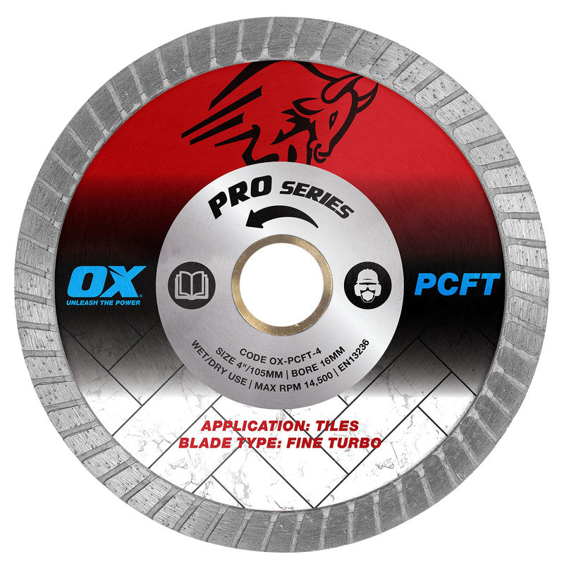 OX Pro Fine Turbo Diamond Blade