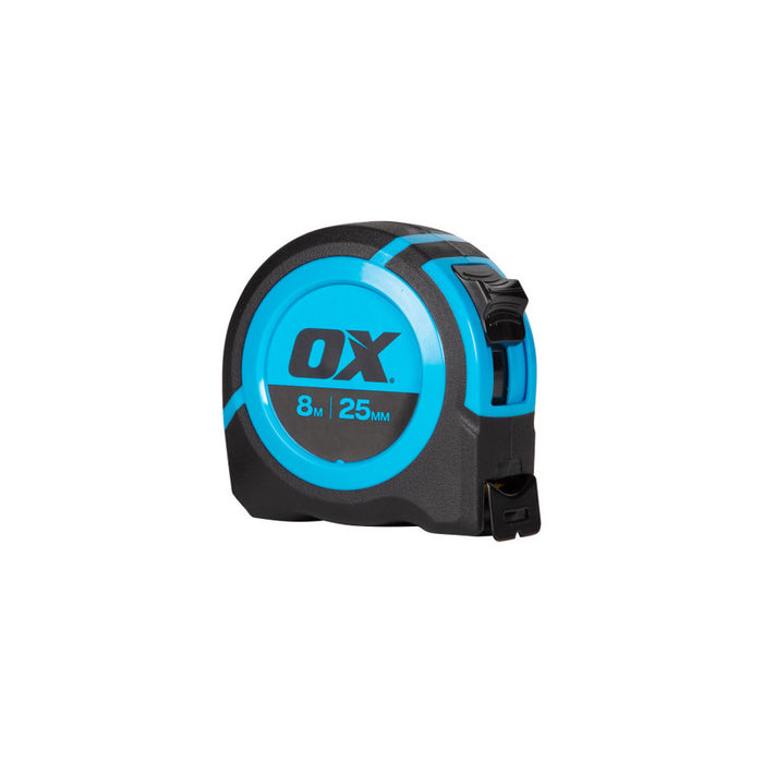 OX Tools 8M Nylon Coated Compact Tape Measure - OX-T509308