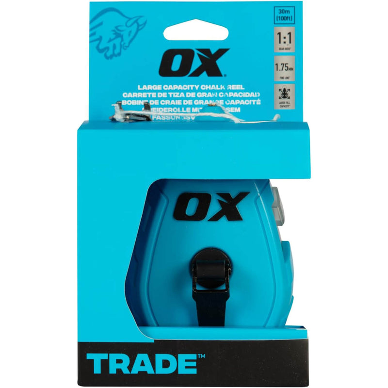 OX 30M 1:1 ABS Bold Line Chalk Reel OX-T630502
