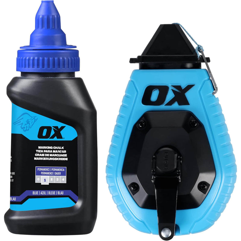 OX 30M 3:1 ABS Fine Line Chalk Reel Value Pack OX-T630601
