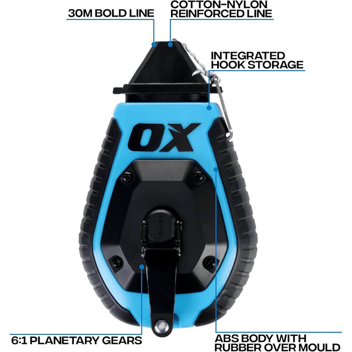 OX 30M 6:1 ABS Grip Chack Reel Value Pack OX-T630602