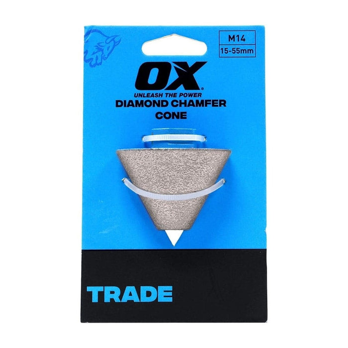 OX Tools Trade 15mm-55mm Diamond Tiling Chamfer Cone - OX-UTDC-55