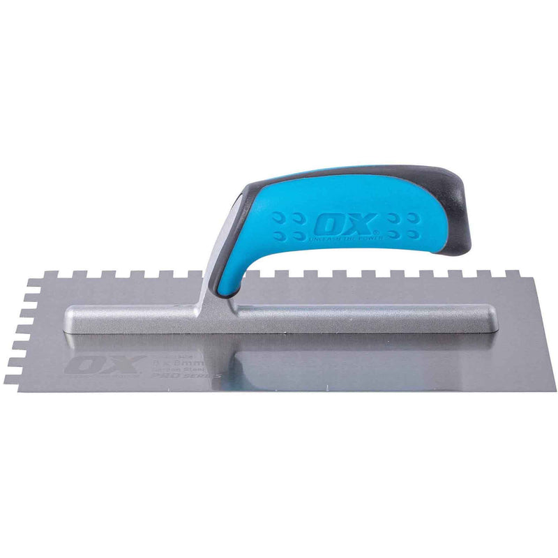 OX Tools Professional 12x12 Notch Trowel OX-P013412