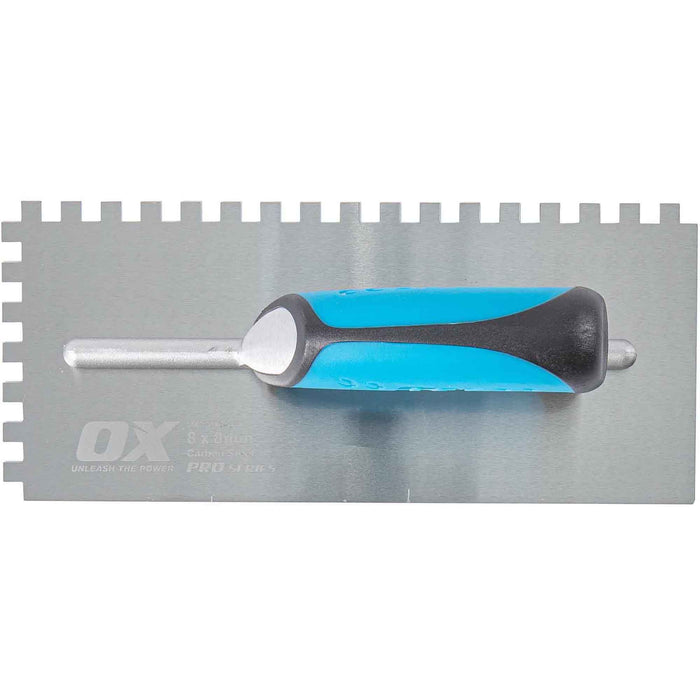 OX Tools Professional 12x12 Notch Trowel OX-P013412