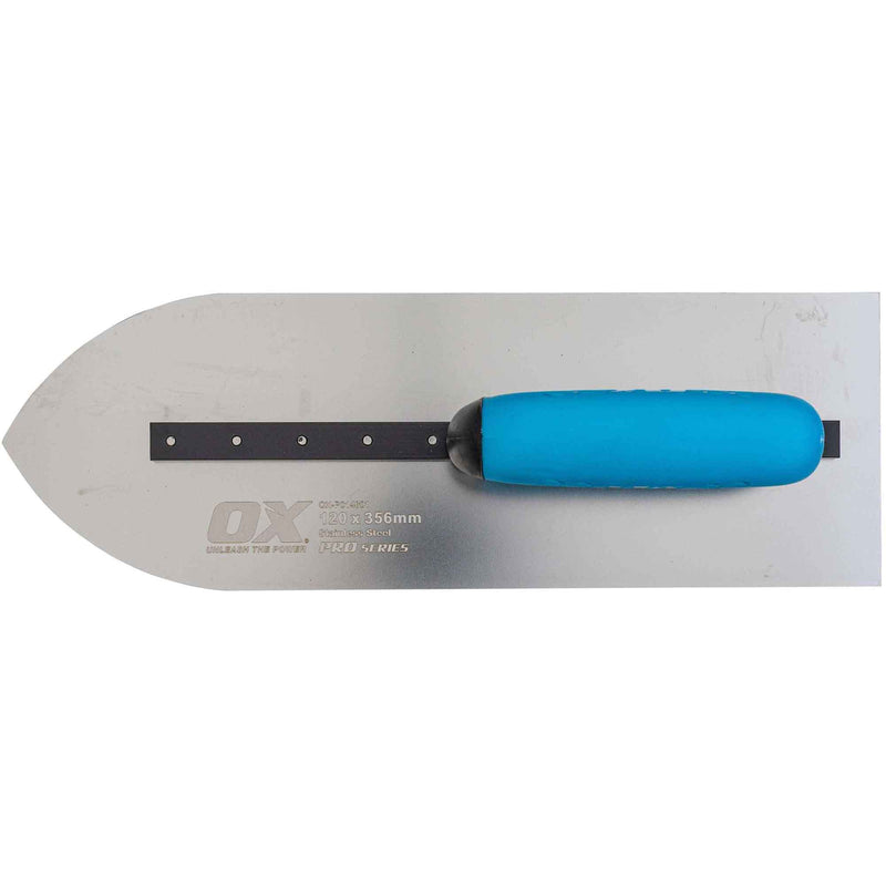 OX Professional S/S Pointed Finishing Trowel