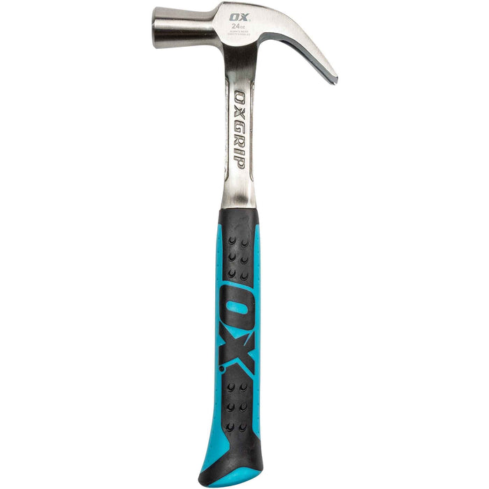 OX One Piece Steel Claw Hammer - OXGRIP Handle