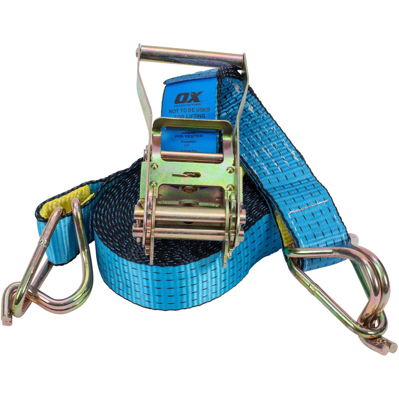 OX Professional Ratchet Tie Down Strap (50mm x 9M) OX-P201109