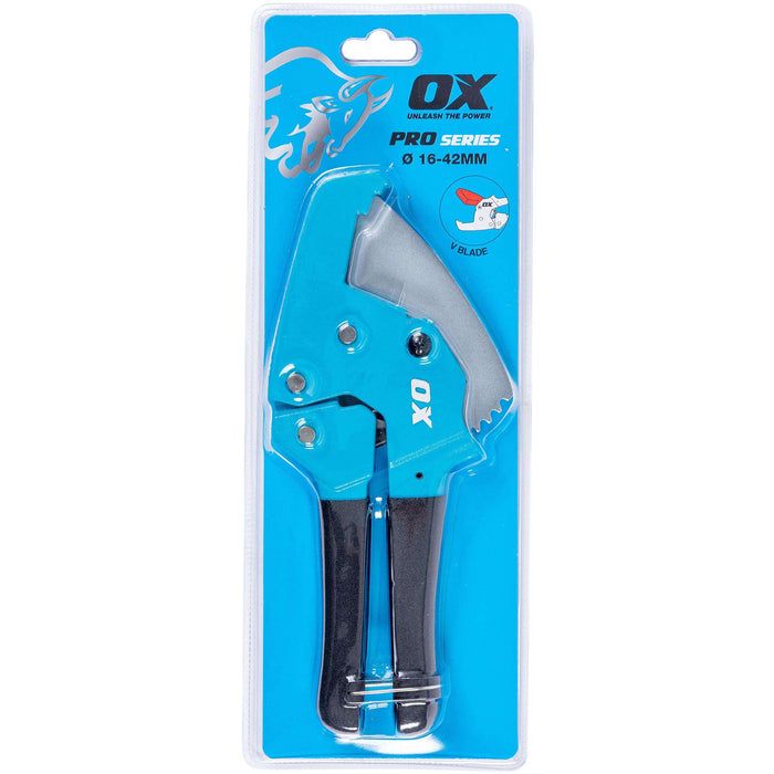 OX Pro PVC Pipe Cutter 16 - 42mm OX-P449542