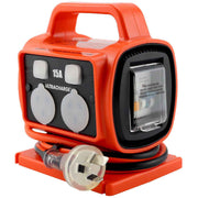 Ultracharge 15a 4 Way RCD Safety Power Block 15a Plug - UR115/4R - Betontools Australia