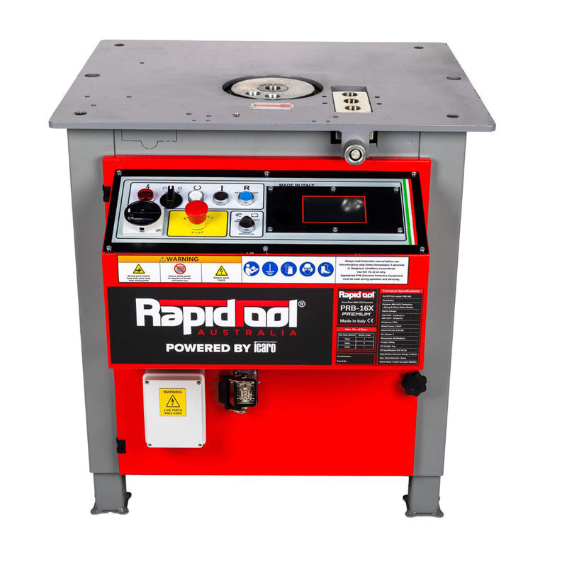 Rapidtool Premium 400-415V Heavy Duty 6-16mm Stirrup + Rebar Bender - PRB-16X