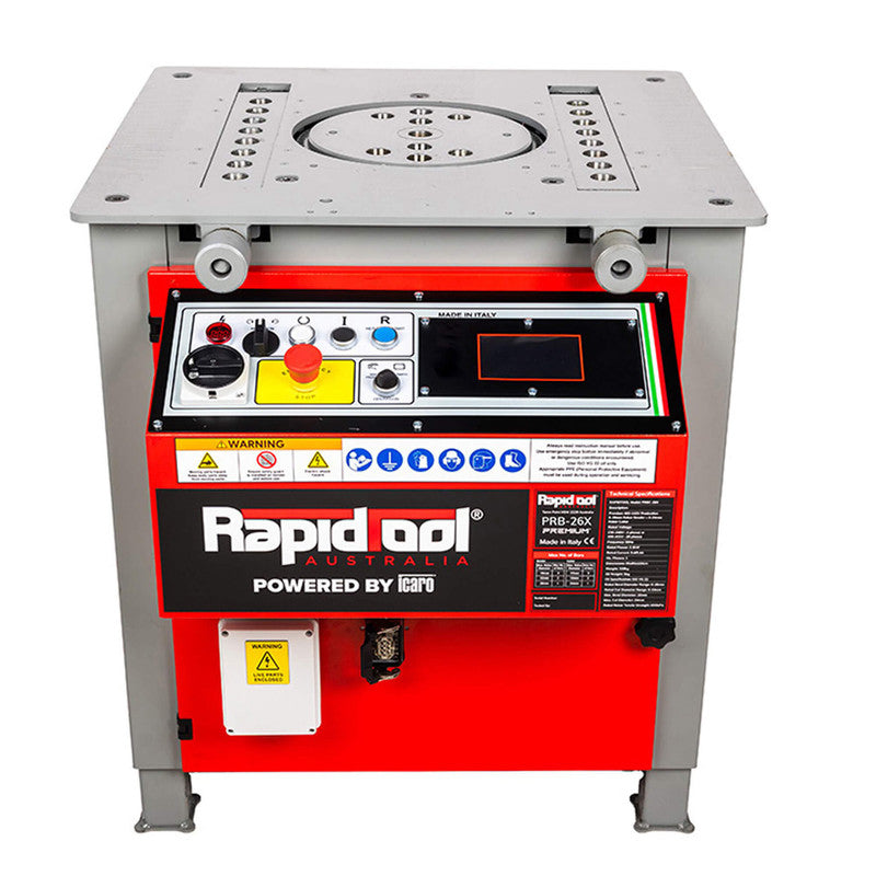 Rapidtool Premium 400-415V Heavy Duty 6-26mm Rebar Bender - PRB-26X