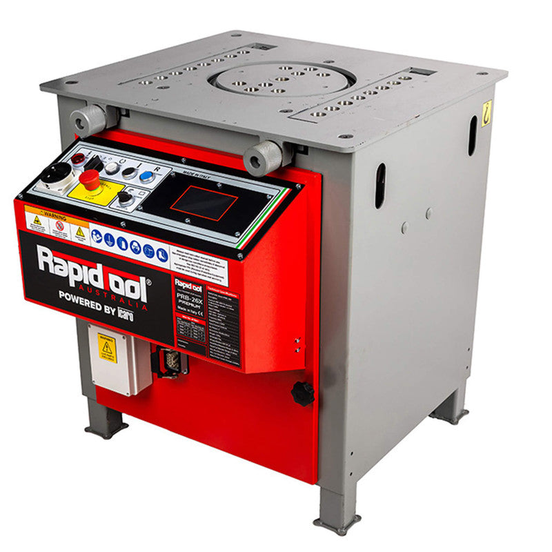 Rapidtool Premium 400-415V Heavy Duty 6-26mm Rebar Bender - PRB-26X