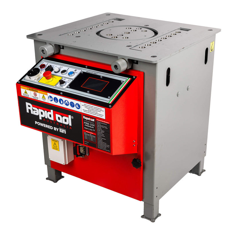 Rapidtool Premium 400-415V Heavy Duty 6-32mm Rebar Bender - PRB-32X