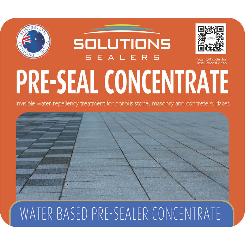 Solutions Sealers Water-Based Masonry and Concrete Surfaces Pre-Seal Concentrate 5L