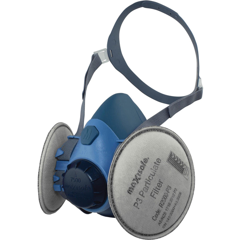 Maxisafe Maxiguard Half Mask Silicone General Purpose P3 (Silica) Kit R7500G-L