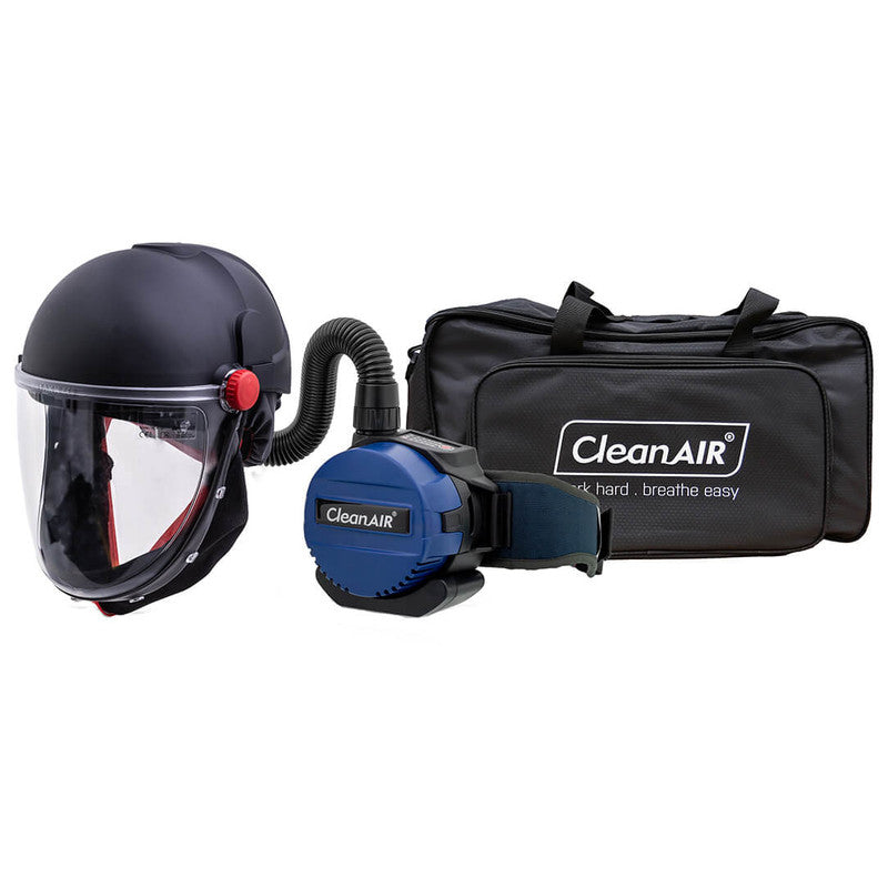 Maxisafe CleanAIR CA-40G Hard Hat w/ Toric Visor & Basic PAPR Kit - R814100