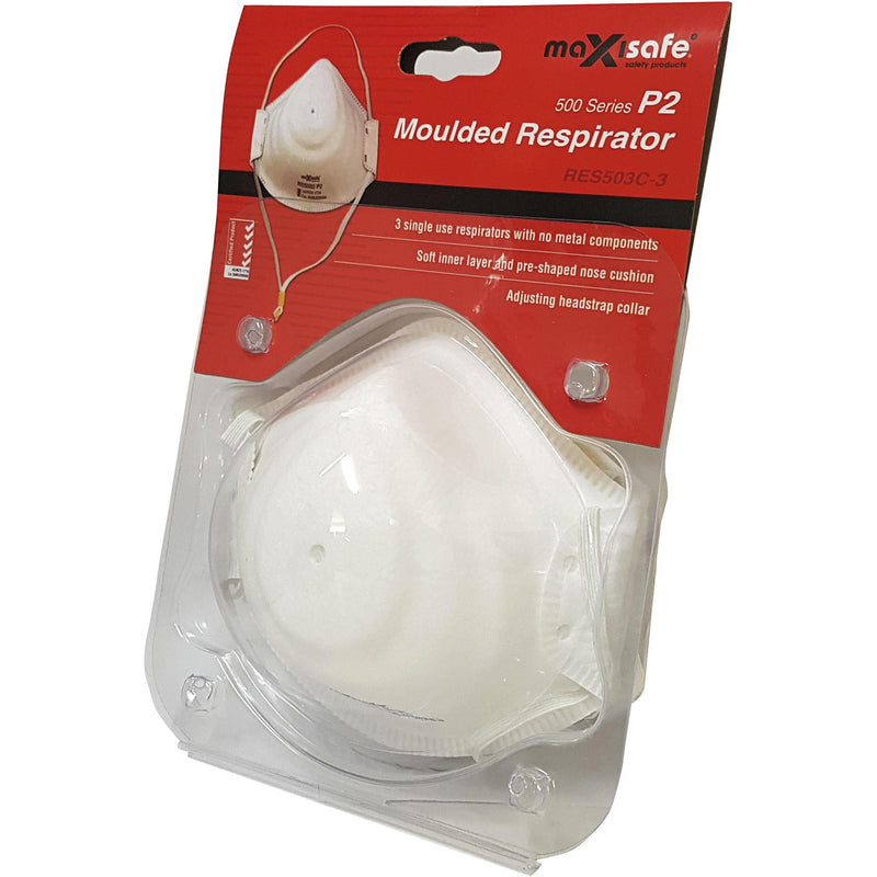 Maxisafe P2 Pack of 3 Respirator RES503C-3
