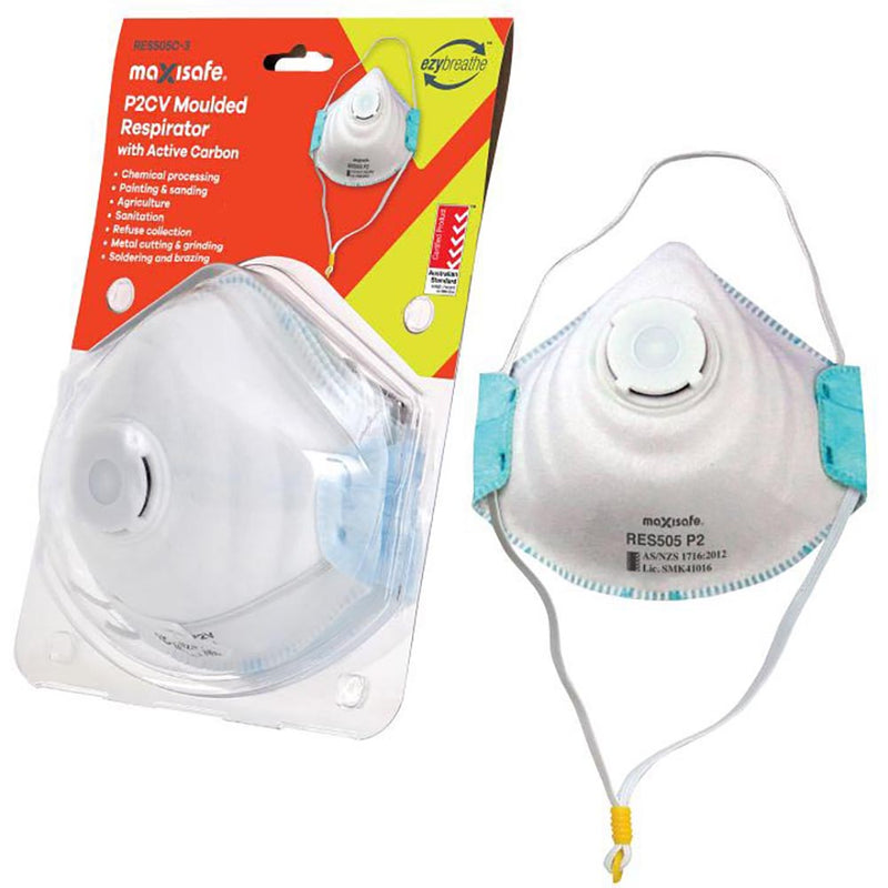 Maxisafe P2 Respirator Valve And Active Carbon Filter RES505C-3
