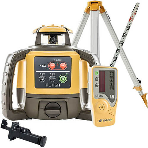 Topcon RLH5A Dry Battery Laser And Build_combo_2 RL-H5ABUILDCOMBO2 - Betontools Australia