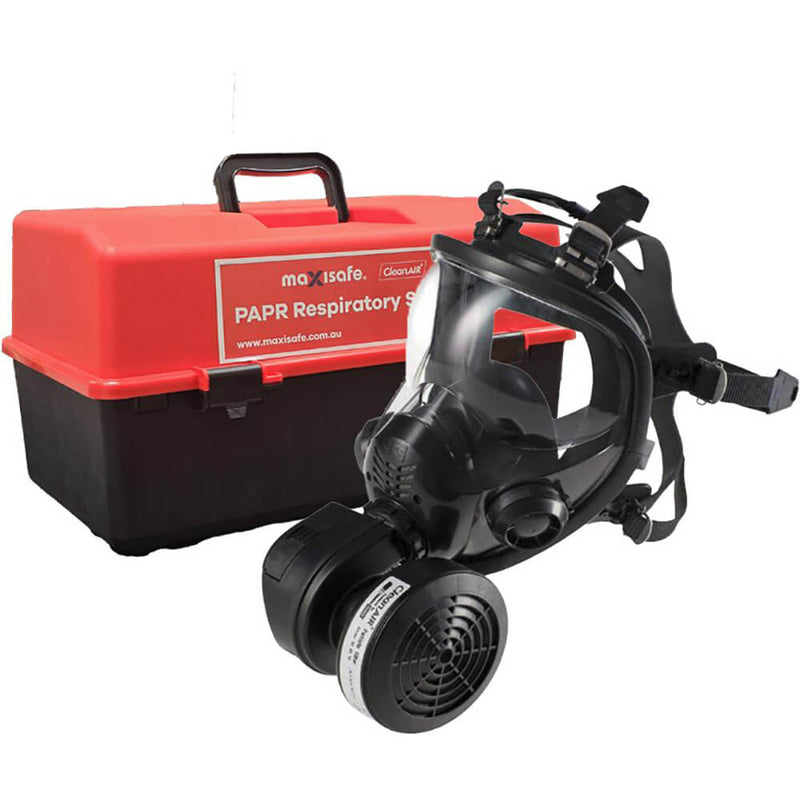 Maxisafe CleanAir PAPR Mounted Full Face Mask RPA538a