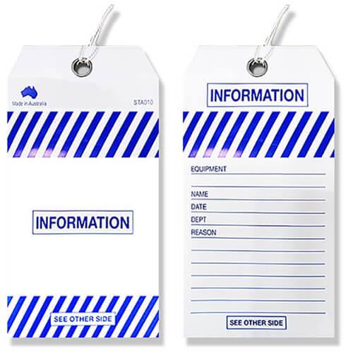 Maxisafe Safety Tag Information - SDT102